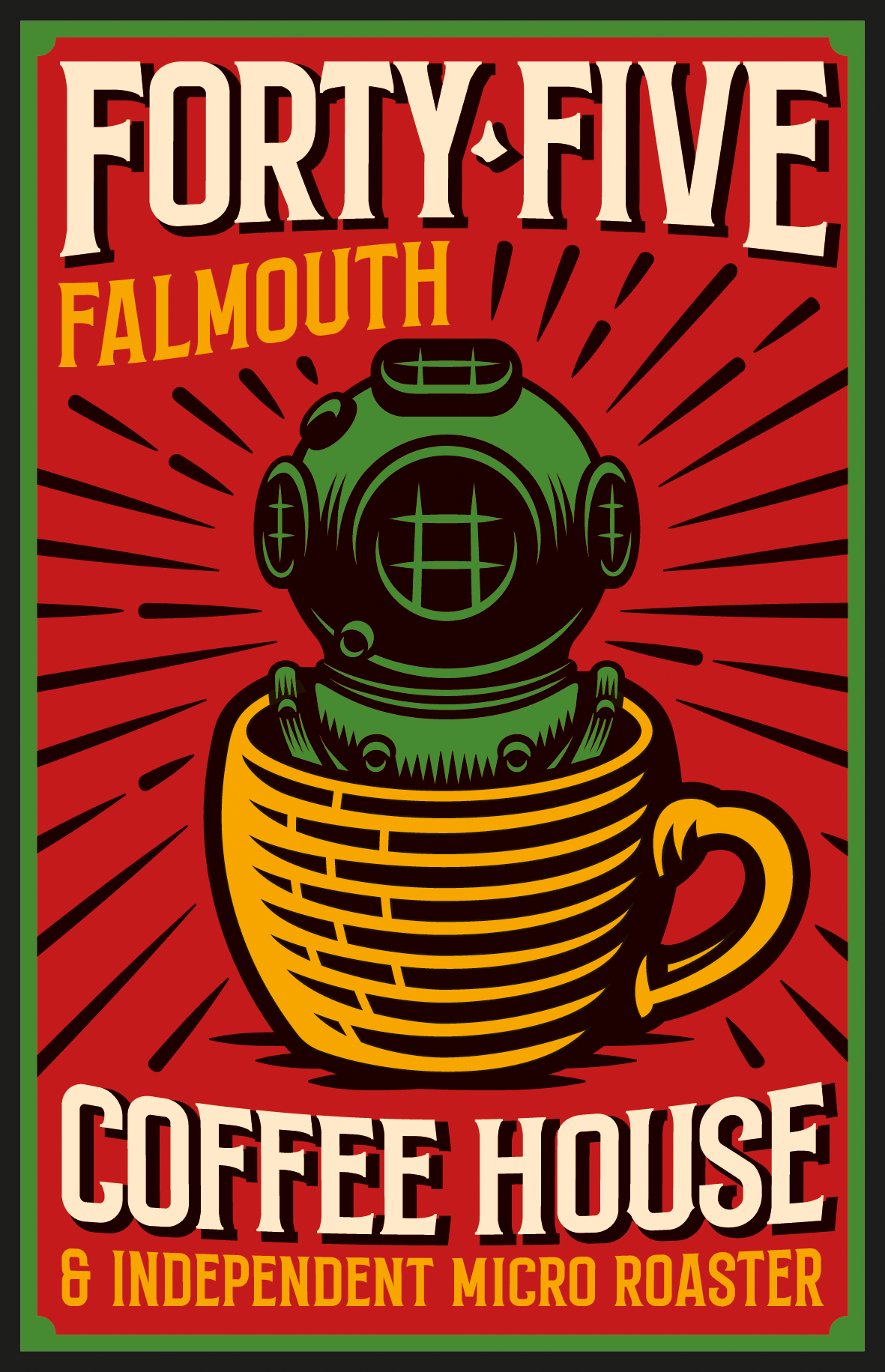 Forty Five Coffee House Stickers