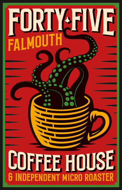 Forty Five Coffee House Stickers