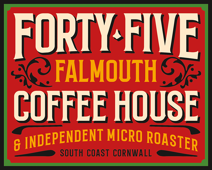 Forty Five Coffee House Stickers