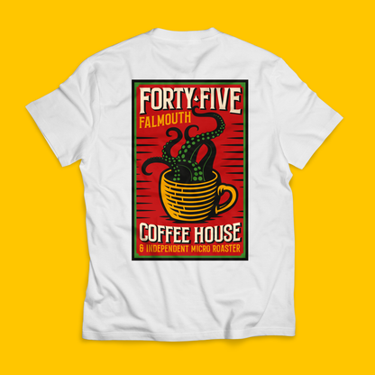 Forty Five Kraken White T